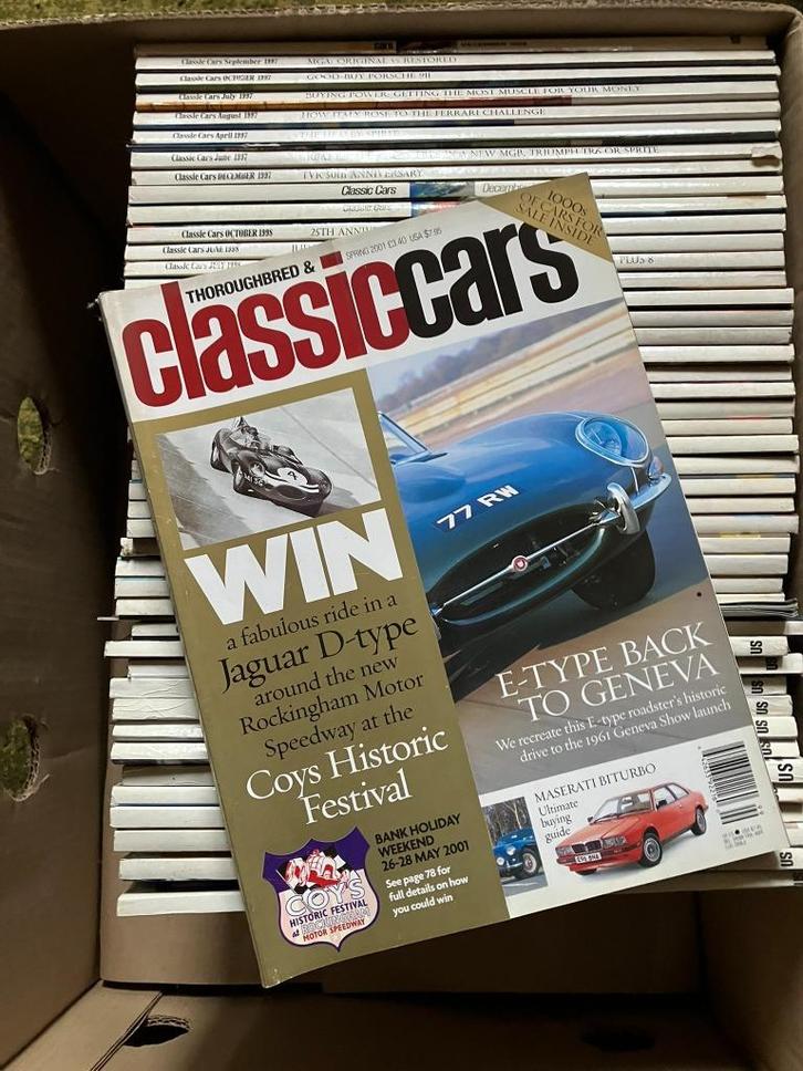 tijdschriften Classic Cars Motor Sport Année Automobile, Boeken, Auto's | Folders en Tijdschriften, Gelezen, Ophalen
