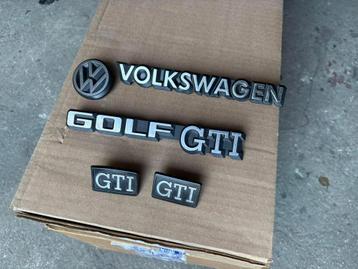Ensemble logo Vw golf 2 GTI phase 1 beschikbaar voor biedingen