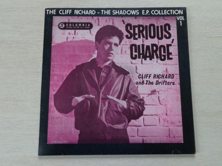 Cliff Richard & The Drifters Serious Charge, Cd's en Dvd's, Vinyl | Overige Vinyl, Zo goed als nieuw, 12 inch, Ophalen of Verzenden