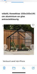 Tuinkast 155x130x195, Tuin en Terras, Kassen, Ophalen, Muurkas, Nieuw, Glas
