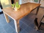 Tafel, 2m 20cm, Huis en Inrichting, Tafels | Eettafels, Ophalen, Gebruikt, 200 cm of meer, Landelijk
