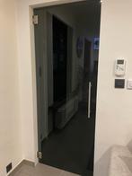 Zwarte glazen deur, Computers en Software, Serverkasten, Ophalen, Zo goed als nieuw