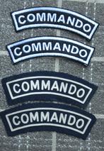 COMMANDO schouder titels, als SET te koop, 2-variaties, ZG, Collections, Emblème ou Badge, Armée de terre, Enlèvement ou Envoi