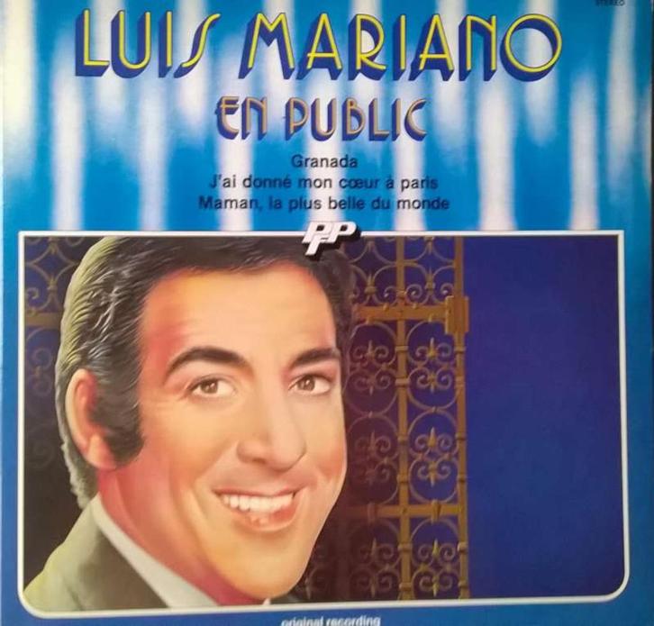 LP Luis Mariano - En Public, Cd's en Dvd's, Vinyl | Pop, Zo goed als nieuw, 1960 tot 1980, 12 inch, Ophalen of Verzenden