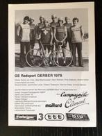 wielerkaart  1978  team gerber campagnolo, Verzenden, Zo goed als nieuw