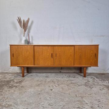 Vintage jaren 60 teak scandinavisch sideboard tv meubel beschikbaar voor biedingen