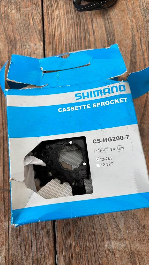 Te koop: Shimano 7-speed cassette (model CS-HG200-7)., Fietsen en Brommers, Fietsonderdelen, Nieuw, Racefiets, Overige typen, Ophalen of Verzenden