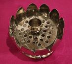 Chandelier vintage en forme de fleur en métal argenté, Enlèvement ou Envoi