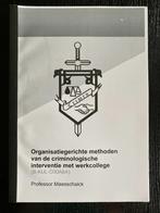 Organisatiegerichte methoden vd criminologische interventie, Ophalen of Verzenden, Zo goed als nieuw, Hoger Onderwijs, Jeroen Maesschalck