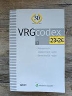 VRG codex 2 en 3, editie 2023-2024, Boeken, Studieboeken en Cursussen, Ophalen, Zo goed als nieuw