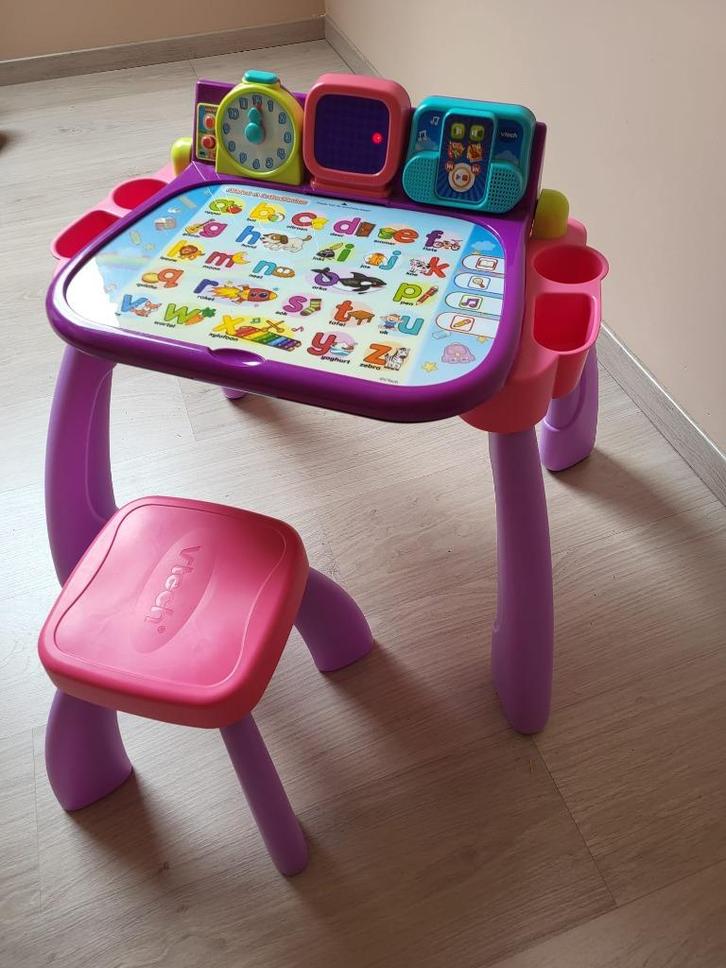 V tech magische bureau, Kinderen en Baby's, Speelgoed | Vtech, Zo goed als nieuw, 2 tot 4 jaar, Ophalen