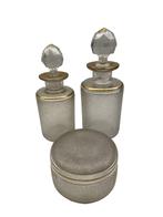 Set van 2 flessen + talkdoos — Val Saint Lambert, Ophalen of Verzenden