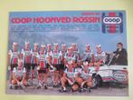 wielerkaart  1984 team coop hoonved  rossin, Utilisé, Envoi