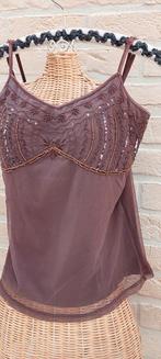 Topje maat m gevoerd, Kleding | Dames, Topjes, Maat 38/40 (M), Bruin, Ophalen of Verzenden, Zo goed als nieuw