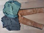 Mooie set Mini rebels maat 140, groene trui 134, Gebruikt, Ophalen of Verzenden, Setje, Jongen