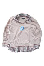 Pull femme Tommy Hilfiger, col V rose pâle, style chemise, Vêtements | Femmes, Taille 38/40 (M), Enlèvement ou Envoi, Rose, Porté