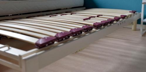 2x  DUNLOPILLO lattenbed 80 x 200 cm + matras van 100% latex, Huis en Inrichting, Slaapkamer | Matrassen en Bedbodems, Gebruikt