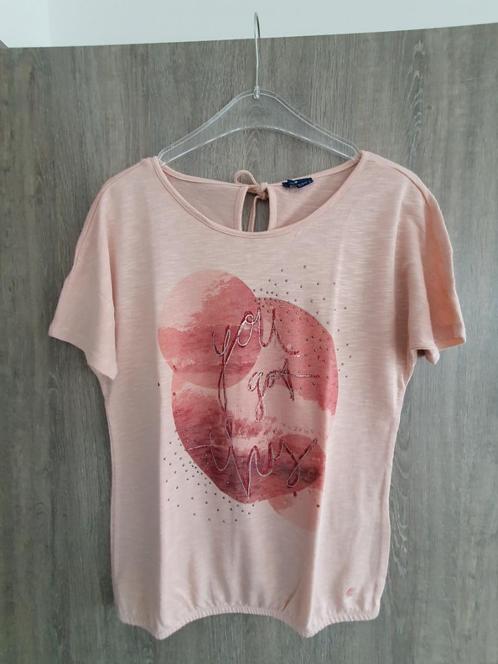 T-shirt rose saumon Tom Tailor L, Vêtements | Femmes, T-shirts, Comme neuf, Taille 42/44 (L), Rose, Sans manches, Enlèvement ou Envoi