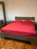 Bed met matras en 2 nachtkastjes, Ophalen, Zo goed als nieuw, Tweepersoons