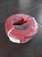 Elektrische rode stijve kabel op rol 100m. 1 x 6mm2, Doe-het-zelf en Bouw, Nieuw, Ophalen