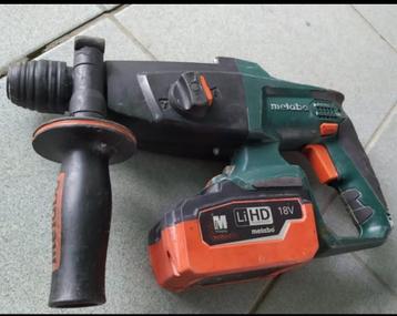 Metabo KHA 18 LTX hamerboormachine met 18V-batterij beschikbaar voor biedingen