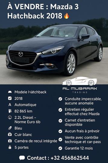 MAZDA 3 VOLLEDIGE OPTHION Et Garantie de 12 mois beschikbaar voor biedingen