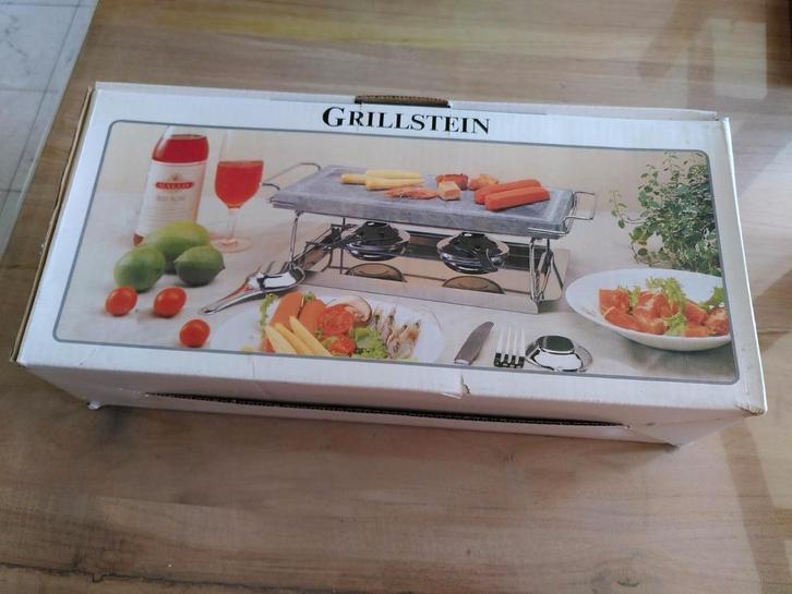 Steengrill op branders 4 personen, Elektronische apparatuur, Gourmetstellen, Nieuw, 4 t/m 7 personen, Ophalen