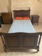 Lit + Table de chevet, Ophalen, Ancien, Gebruikt, 90 cm