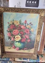Mooi schilderij bloemen door Baeten, Antiek en Kunst, Ophalen