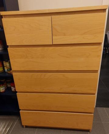 Ladenkast met 6 lades, 80x123 cm beschikbaar voor biedingen