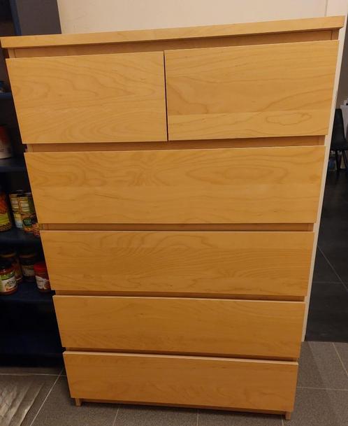 Ladenkast met 6 lades, 80x123 cm, Huis en Inrichting, Kasten | Ladekasten, Gebruikt, 100 tot 150 cm, 50 tot 100 cm, 25 tot 50 cm