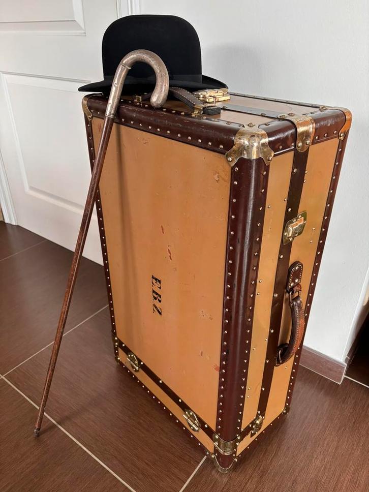 Antieken kledingkastkoffer, Bijoux, Sacs & Beauté, Valises, Utilisé, Enlèvement