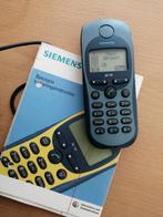 VINTAGE SIEMENS M35 BLAUW MOBIELE GSM + OPLADER EN BOEKJES, Verzenden, Overige typen