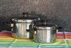 Roestvrijstalen steelpan, serviesgoed, keuken, Ophalen of Verzenden, Zo goed als nieuw, Inox