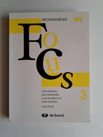 Bronnenboek Focus 3 – Nederlands – Uitgeverij De Boeck nv, ASO, Ophalen of Verzenden, Zo goed als nieuw, Elke Parmentier; Koen Soenens