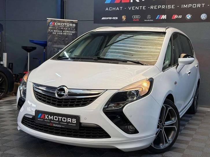 Opel Zafira Tourer OPCXENONAIRCONAVIATTELAGE, Auto's, Opel, Bedrijf, Te koop, Zafira, ABS, Achteruitrijcamera, Airbags, Airconditioning