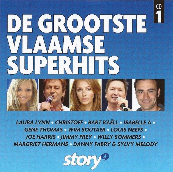 De Grootste Vlaamse Superhits CD 1 - 4, Cd's en Dvd's, Cd's | Nederlandstalig, Zo goed als nieuw, Pop, Ophalen of Verzenden