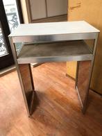Vintage balie/bureau, Huis en Inrichting, Ophalen, Gebruikt, Glas