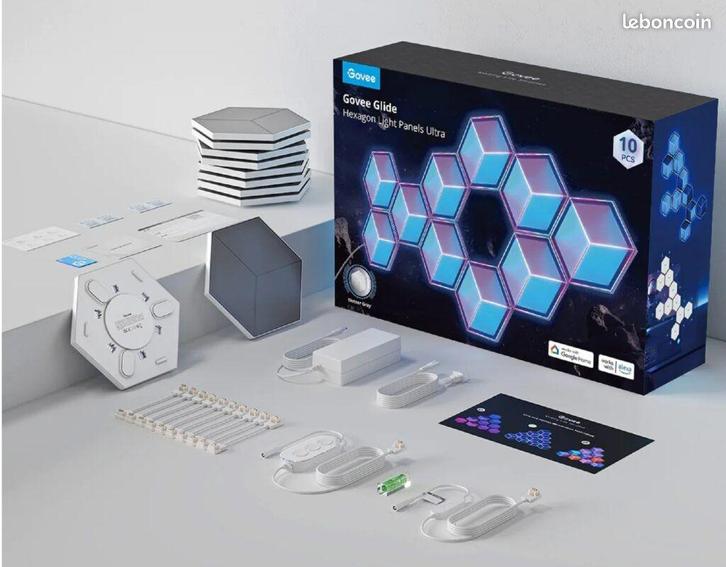 Govee LED Glide Hexagon Ultra, Informatique & Logiciels, Ordinateurs & Logiciels Autre, Neuf, Enlèvement ou Envoi