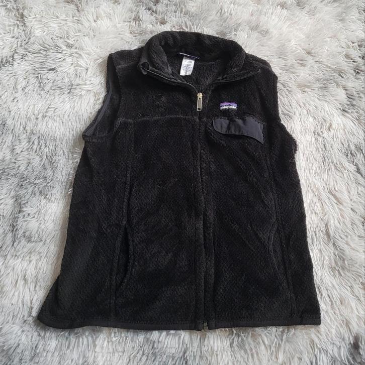 Patagonia fleecevest voor dames, maat M, intens zwart, Kleding | Dames, Bodywarmers, Zo goed als nieuw, Maat 38/40 (M), Zwart