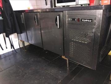Frigo comptoir inox 3 compartiment, Enlèvement, Utilisé, Refroidissement et Congélation