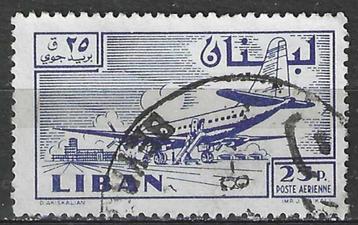 Libanon 1959 - Yvert 165PA - Luchthaven - 25 pi (ST) beschikbaar voor biedingen