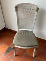 6 rotan stoelen voor tuinkamer of eetkamer, Comme neuf, Vintage, Tissus, Enlèvement