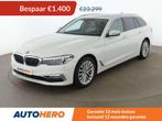 BMW 5 Serie 520 520d xDrive Luxury Line (bj 2017, automaat), Auto's, BMW, Automaat, USB, Wit, Leder