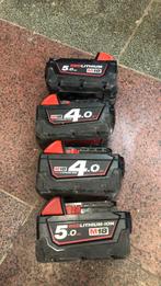 Milwaukee defecte batterijen, Ophalen of Verzenden