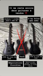 Lot de 3 Guitars (Ibanez/Jackson/S by Solar) spec en descrip, Ophalen, Zo goed als nieuw