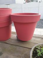 4 outdoor design bloem/planten potten, Zo goed als nieuw, Ophalen