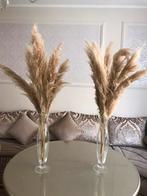 Vase avec pampas, Huis en Inrichting, Woonaccessoires | Droogbloemen, Zo goed als nieuw