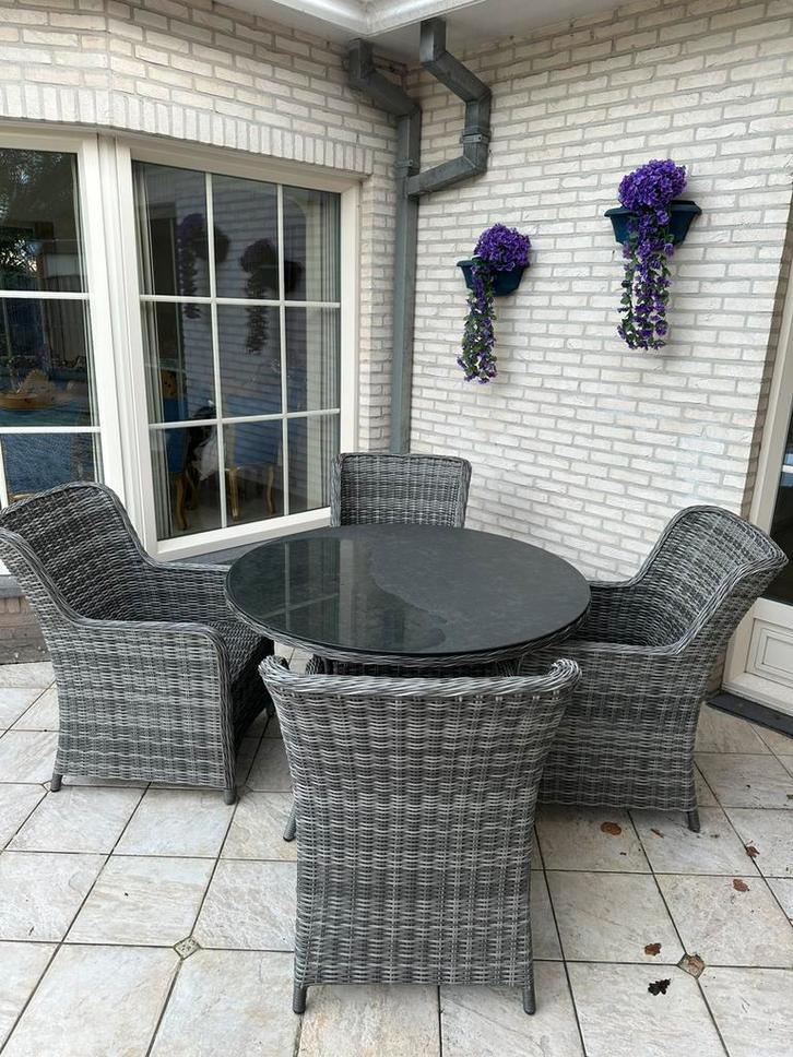 Prachtige tuinset met zitkussens, Tuin en Terras, Tuinsets en Loungesets, Zo goed als nieuw, Tuinset, Ophalen