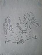 Ruychi Suzouki. Surrealisme. Curiosa.5 tekeningen, Verzenden